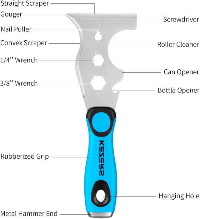 Thumbnail 4 de KEZERS Drywall Tool Kit 7-Piece