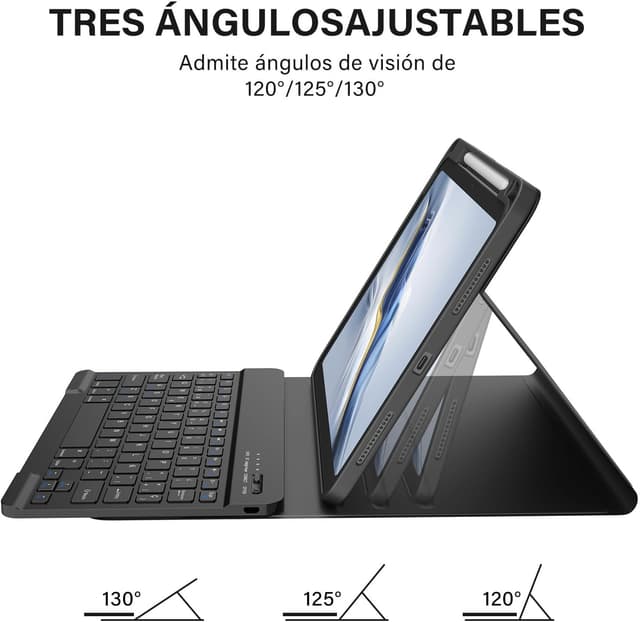 Detalle 1 de BQSS Teclado Bluetooth para iPad 10/11 Gen
