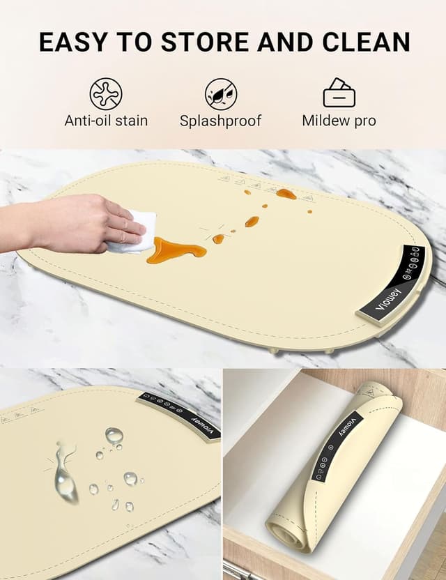 Thumbnail 5 de Warming Mat for Food 7-Setting Electric Tray 🍽
