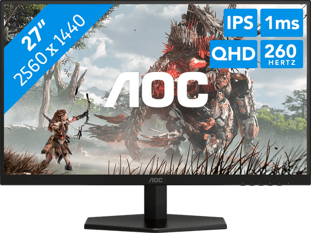 Detalle de AOC Q27G42ZE Gaming-Monitor (27 Zoll) mit Quad HD, 260 Hz und IPS-Panel
