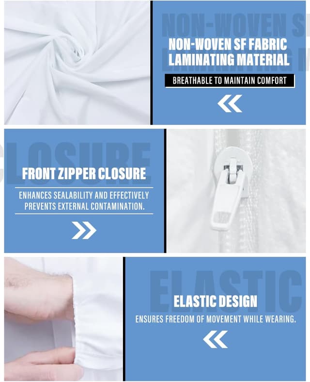 Thumbnail 3 de YIBER Mono protector desechable Overol ventilado