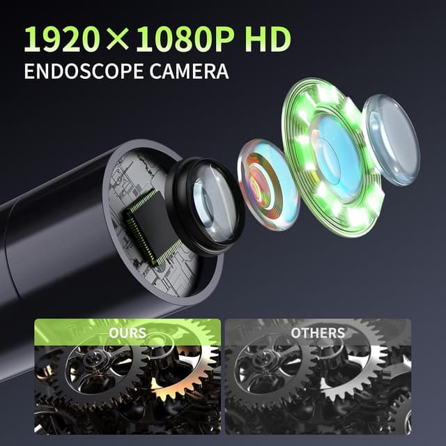 Thumbnail 2 de Hopefox 4.3" IPS Endoscope Camera 16.5 ft