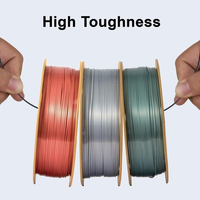 Thumbnail 1 de ERYONE Silk PLA 1.75mm 1kg spool — Silk Silver