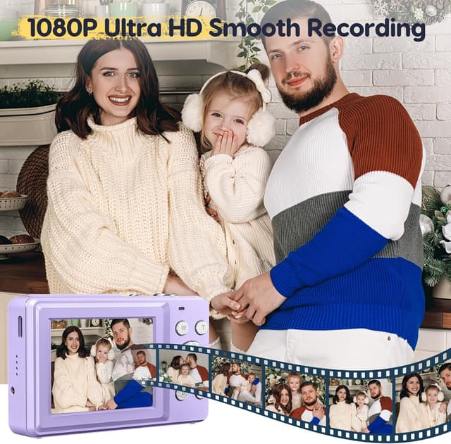 Detalle de Digitalkamera 44MP FHD 1080P mit 32GB Karte