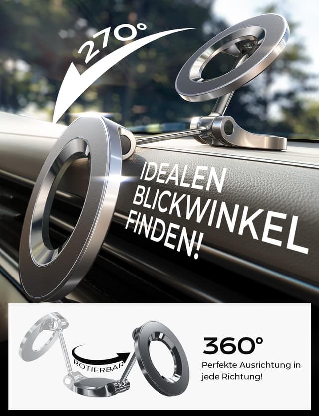 Detalle 2 de LISEN MagSafe Autohalterung 24x N52