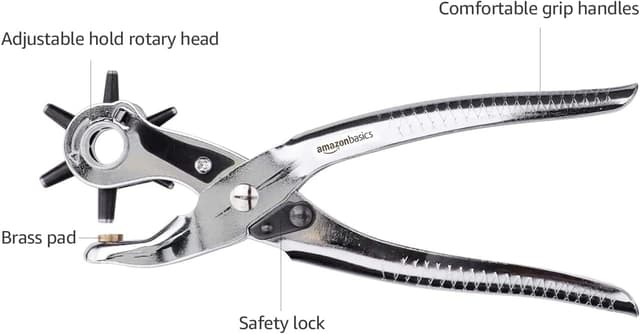 Thumbnail 1 de Amazon Basics Leder-Lochzangen-Set 2–4,5 mm