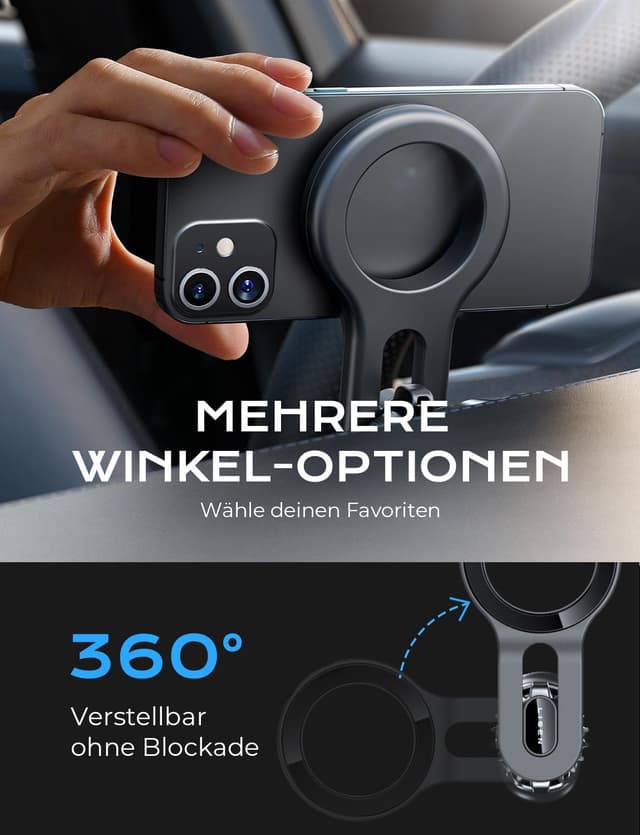 Detalle 2 de LISEN Magsafe Autohalterung 30N