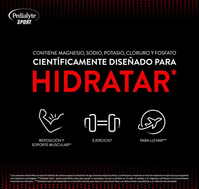 Thumbnail 4 de Pedialyte Sport 💪 Bebida Deportiva de Frutas del Bosque, 6 sobres