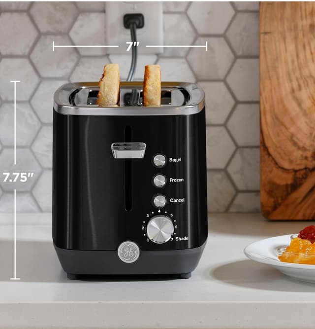 Detalle de GE 2 Slice Toaster 850W with 7 settings