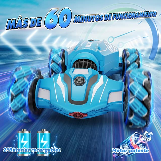 Thumbnail 5 de Dysaim Coche Teledirigido 4WD 360° Azul