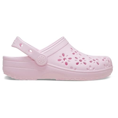 Thumbnail 4 de Crocs Classic Floral Cut Out Clog T 20/21 EU, Zueco unisex rosa