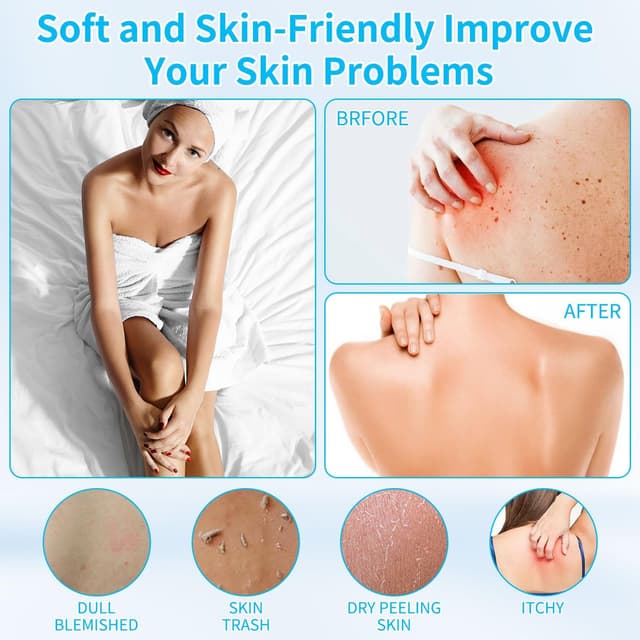 Detalle de African exfoliating net sponge set, 31.5in