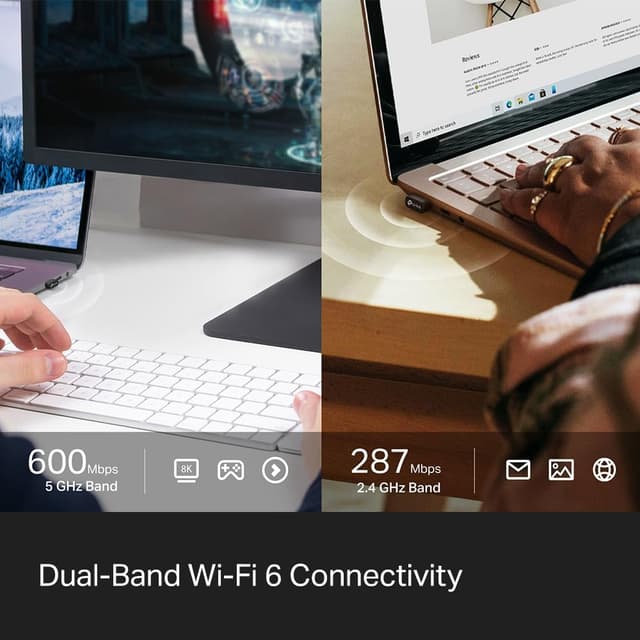 Detalle 1 de TP-Link Archer TX10UB USB adapter 900 Mbps