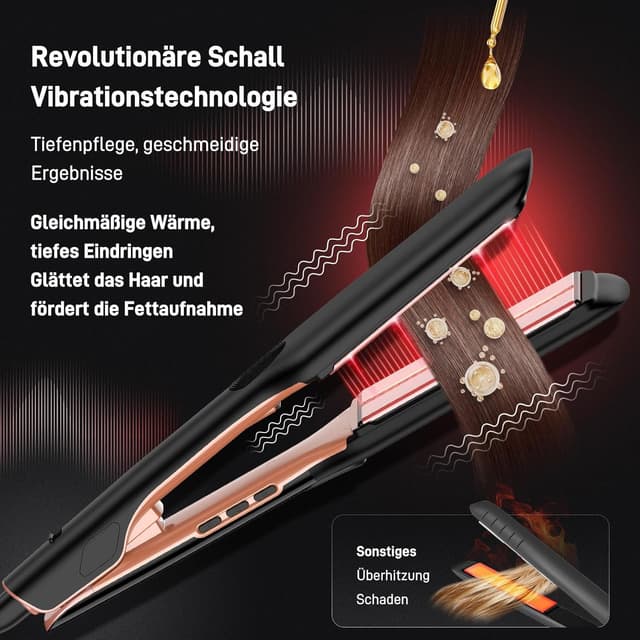 Thumbnail 2 de HITTIONA Piastra Professionale in Ceramica 1,75" con Ioni di Litio e LCD 150–230 °C