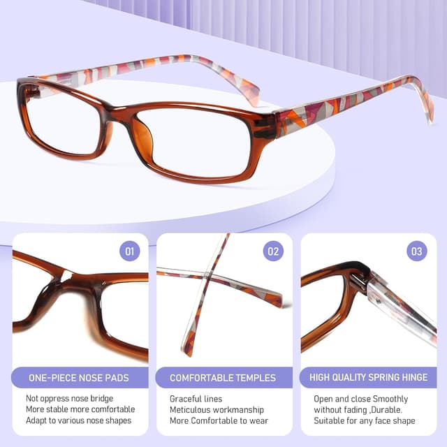 Thumbnail 6 de Kerecsen 5-Pack Reading Glasses for Women ๐ท