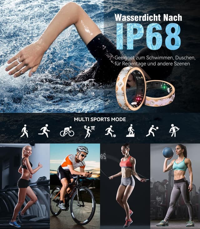 Thumbnail 4 de 10 Gen Diamond Smart Ring 2025 — SpO2 tracker 💍