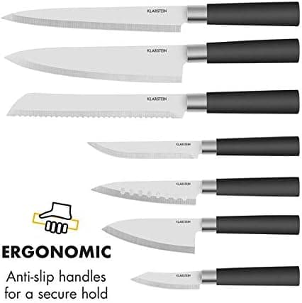 Thumbnail 7 de Klarstein Kitano set cuchillos 8 piezas magnético negro 🔪