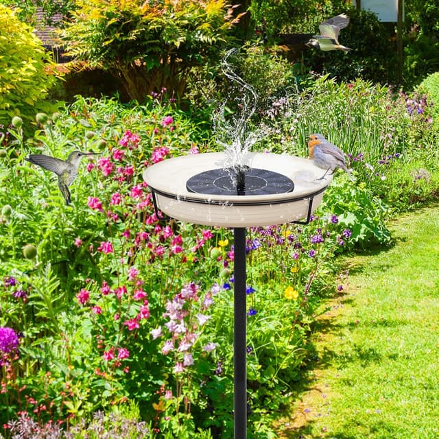 Detalle 2 de Giyiprpi 35.5in Vogeltränke Groß 26,5 cm
