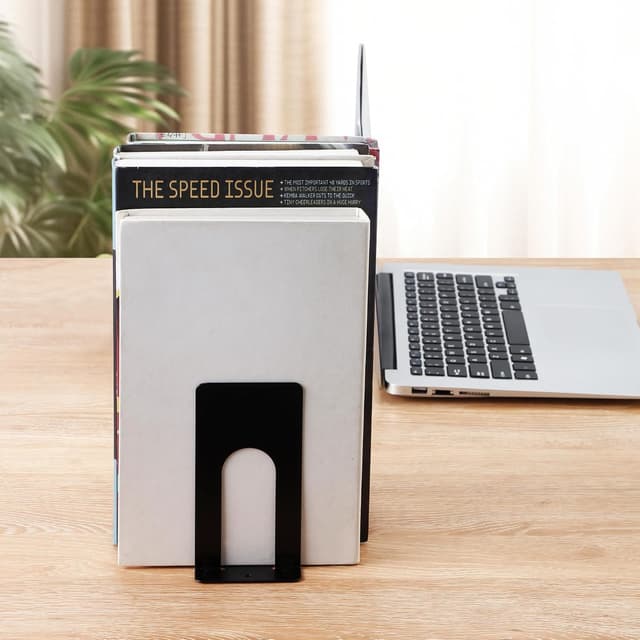 Thumbnail 6 de HAOYULUO Fermalibri in metallo 12 pezzi