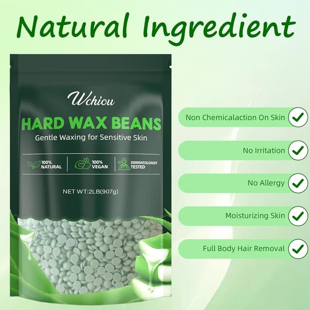 Detalle 2 de Wchiou Hair Removal Wax Beads 2lb