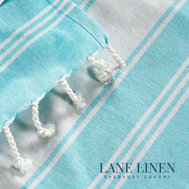 Thumbnail 3 de LANE LINEN Beach Towel 39"x71" Oversized 2 Pack