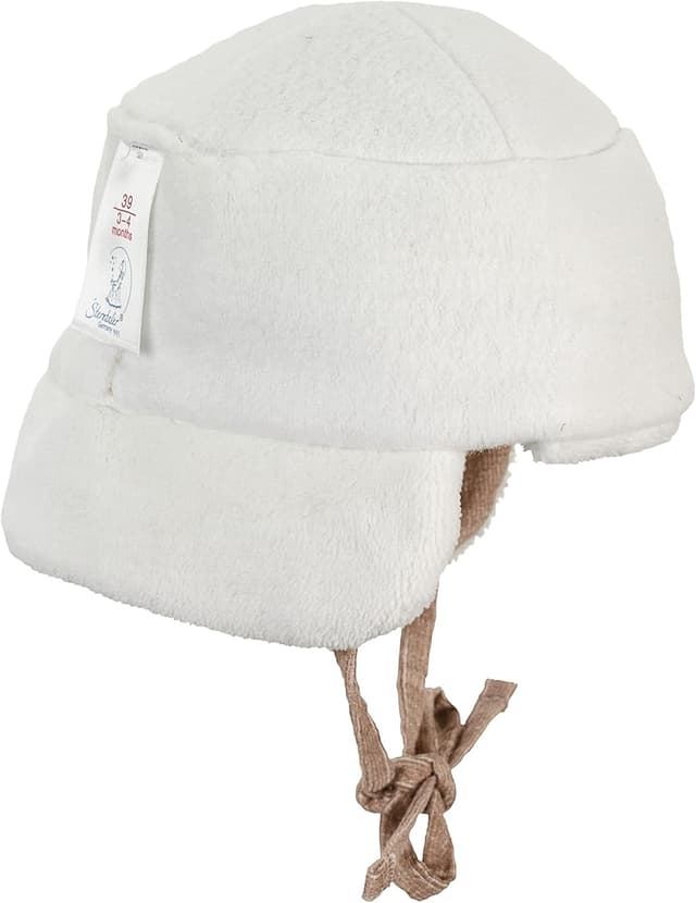 Detalle de Sterntaler Baby Jungen Fliegermütze aus Feincord mit Teddyflausch