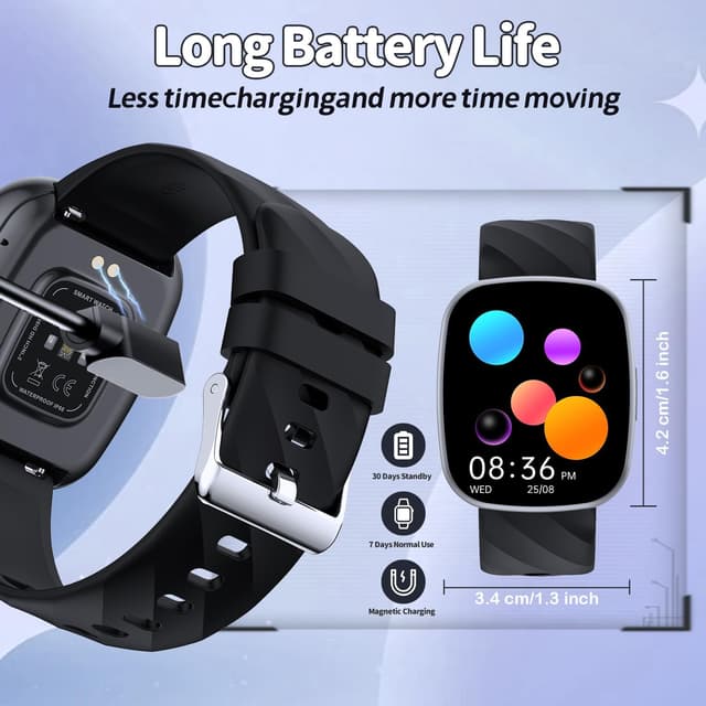 Thumbnail 6 de Ucani Kids Smart Watch (6–16 years) IP68 Waterproof Fitness Tracker with 1.75" Touch Screen