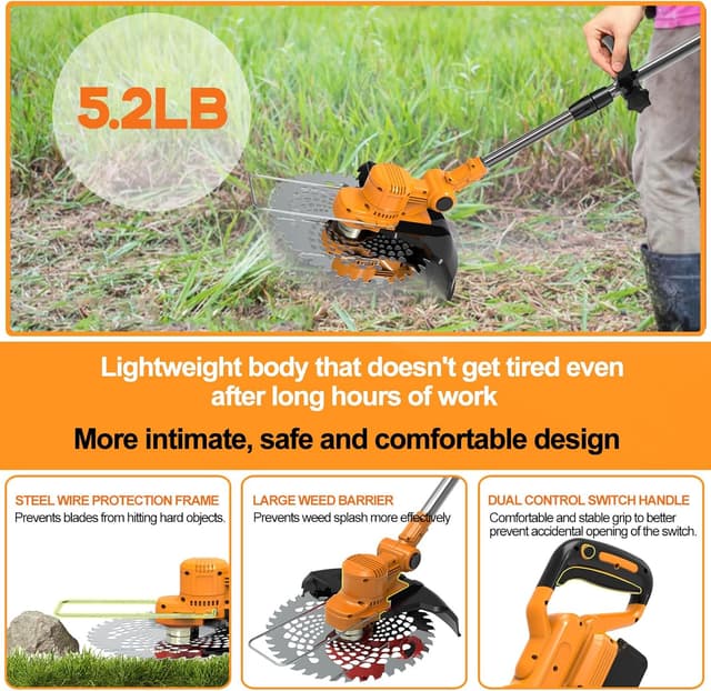 Detalle 1 de Akku-Rasentrimmer 21 V mit 4,0 Ah