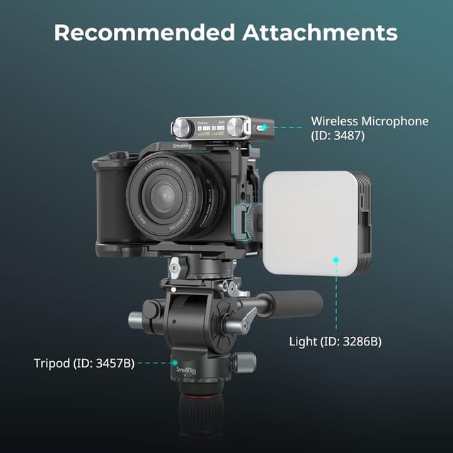 Detalle 2 de SMALLRIG Anti-Twist Cold Shoe Mount Adapter (4 Stück) mit 1/4"-20 Schrauben – kompatibel mit SmallRig Cage 5033