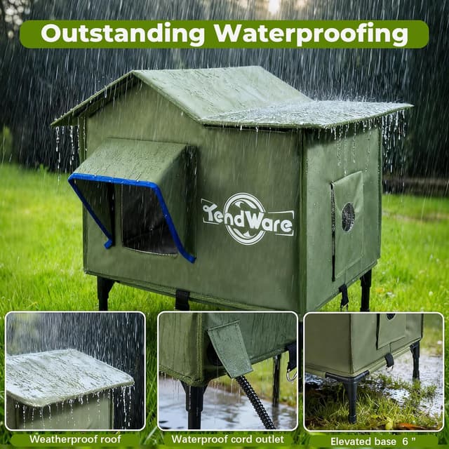 Thumbnail 1 de TENDWARE Heated Cat House 35–45 °C 🐱