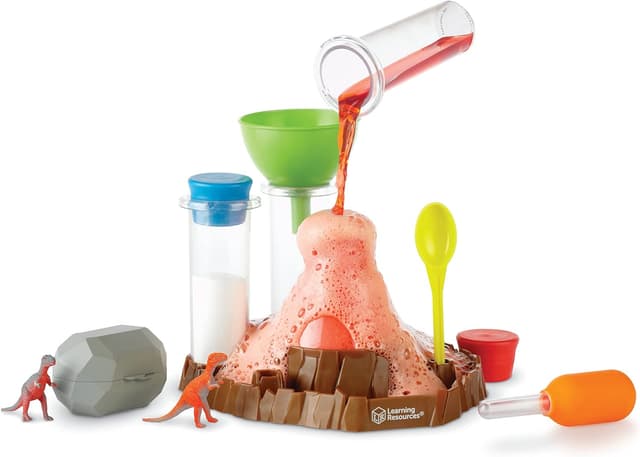 Thumbnail 6 de Learning Resources Fizzy Volcano 13-Piece Preschool Science Lab Kit (Ages 4+)