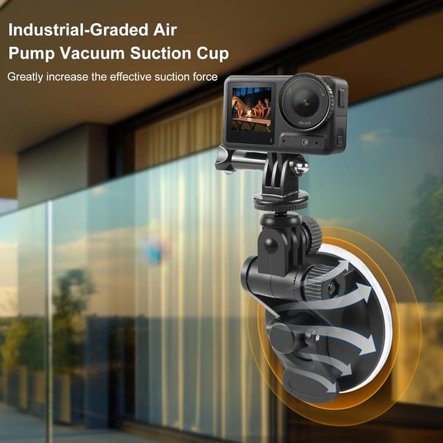 Detalle 2 de PULUZ Action Cam Saugnapfhalterung für Actioncams