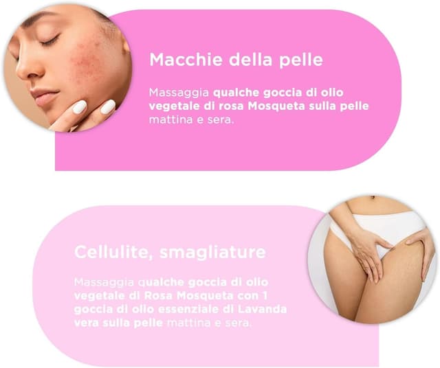 Detalle de FOUCAUD Olio di Rosa Canina BIOLOGICO 50 ml (100% naturale) addolcente anti-macchie e rigenerante