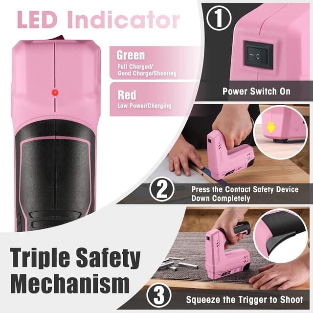 Detalle de WORKPRO Agrafeuse sans fil 3,6 V