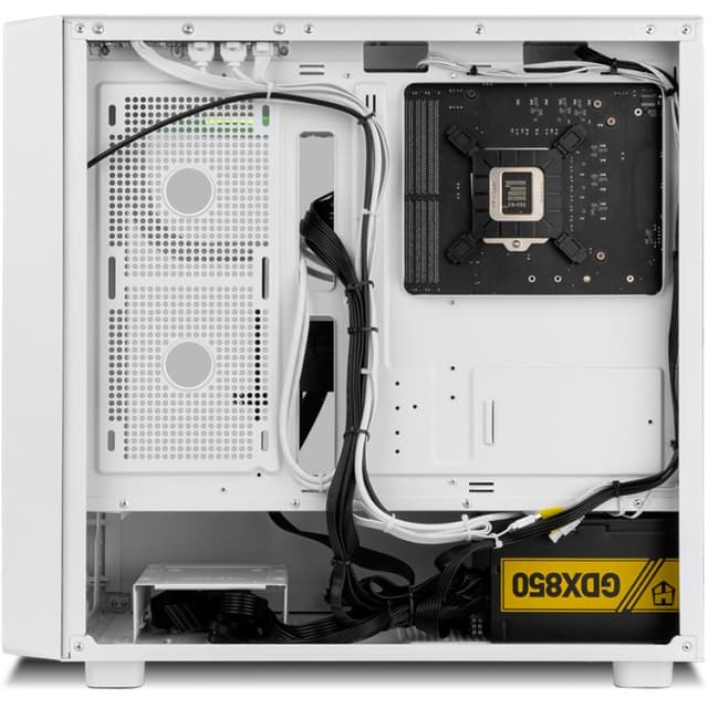 Detalle de NOX Hummer BIOS Cristal Templado USB 3.2 Blanca 🖥