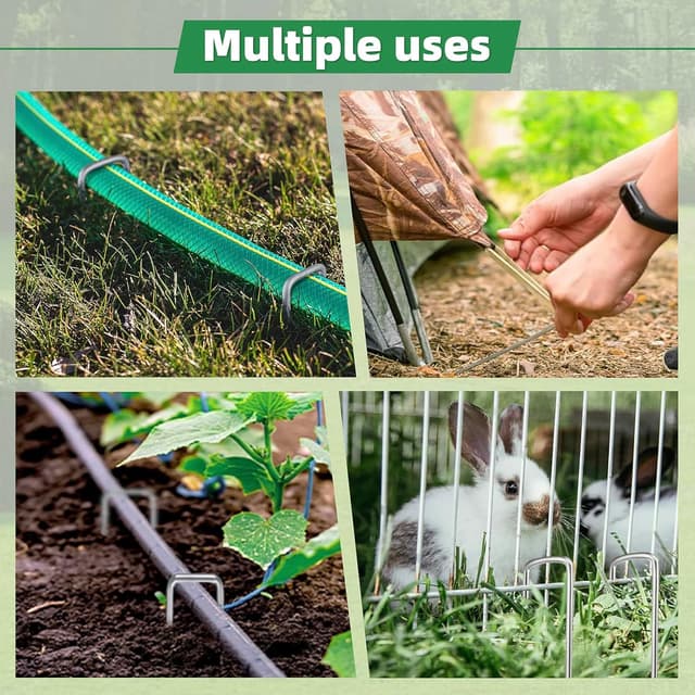 Thumbnail 5 de Clavijas de membrana para tiendas y césped 🌱 150 mm