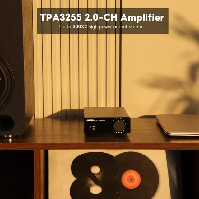 Detalle de AIYIMA A07 TPA3255 Class D amp 300W x2