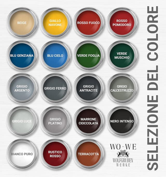 Detalle 2 de WO-WE W420 Vernice per legno Grigio antracite 5L