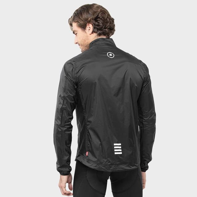Detalle 2 de Siroko J2 Chaqueta lluvia ciclismo hombre