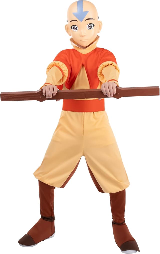 Thumbnail 3 de Avatar Aang Official Youth Deluxe Halloween Costume 🎭