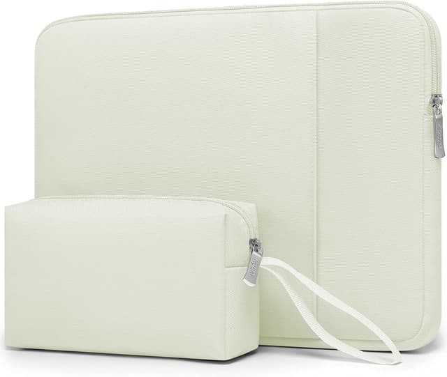 Detalle de HYZUO 15–16 Zoll Laptophülle Set (Beige) für MacBook Pro & viele 15/15,6/16-Zoll-Modelle