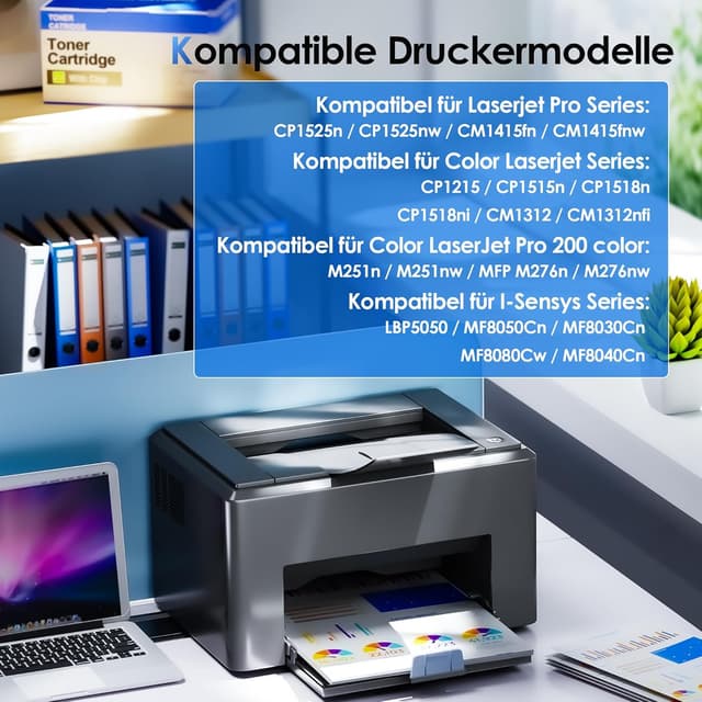 Detalle 2 de NOGIVY 131X Tonerset 4er-Pack für HP Color