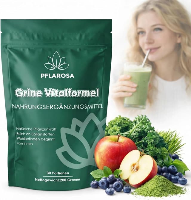 Detalle de Grünes Entgiftungspulver mit Matcha, 200 g