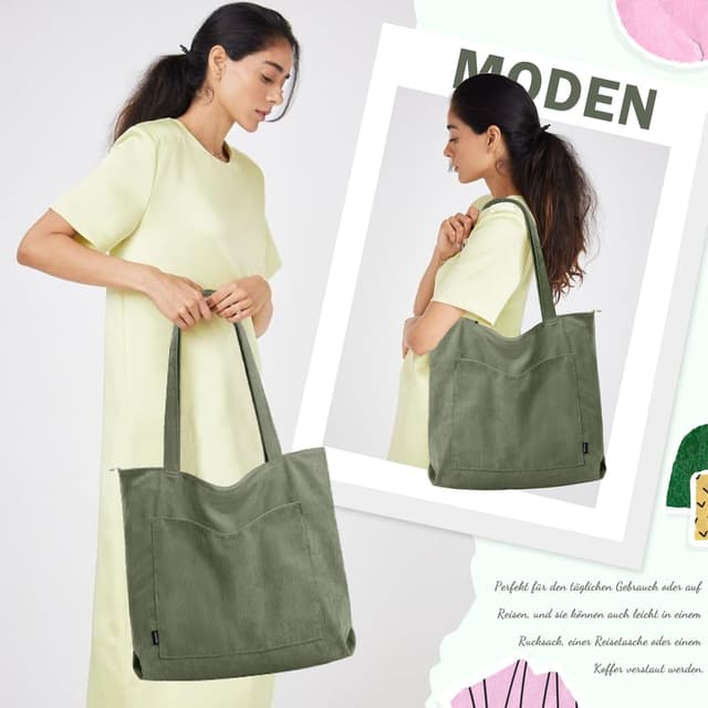 Detalle 2 de GASSDA Handtasche Shopper Tasche Groß 1A-Tote