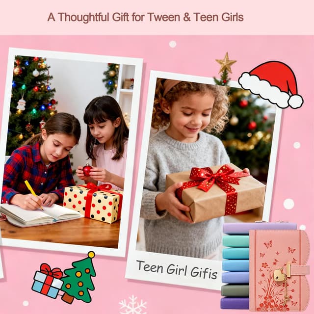 Thumbnail 5 de HwxBen Diario Segreto con Lucchetto Viola