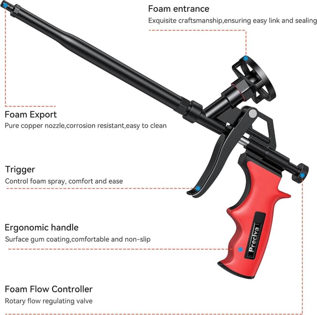 Thumbnail 2 de Preciva Pistola per Schiuma PU 2 pezzi 🛠