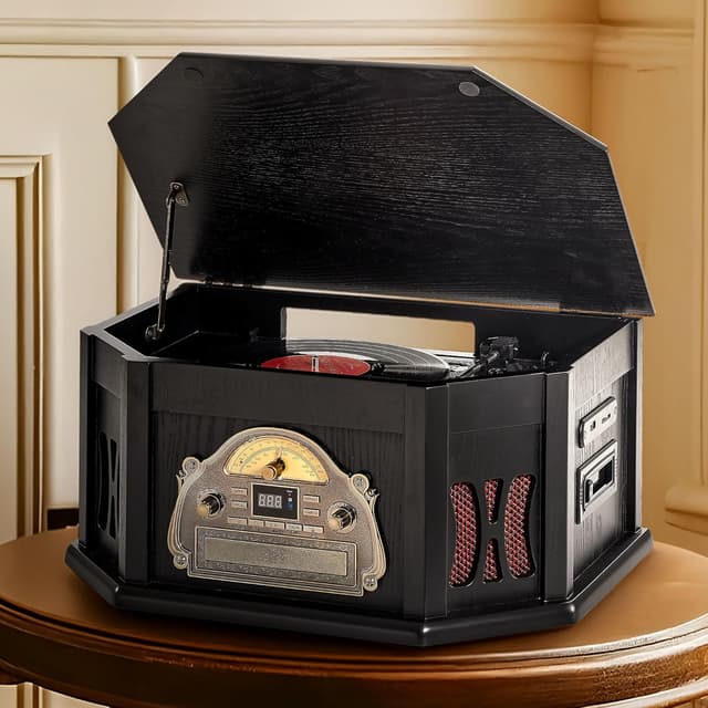 Imagen de ORCC Tourne-disque vintage 10 en OfertitasTOP