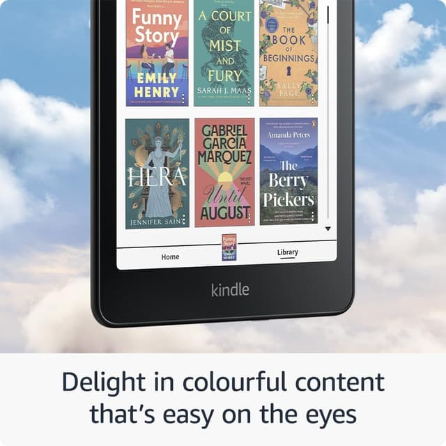 Detalle de Amazon Kindle Colorsoft Signature Edition (newest gen) with 7" colour display, 32GB