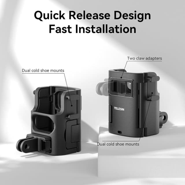 Detalle de TELESIN expansion adapter for Osmo Pocket 3