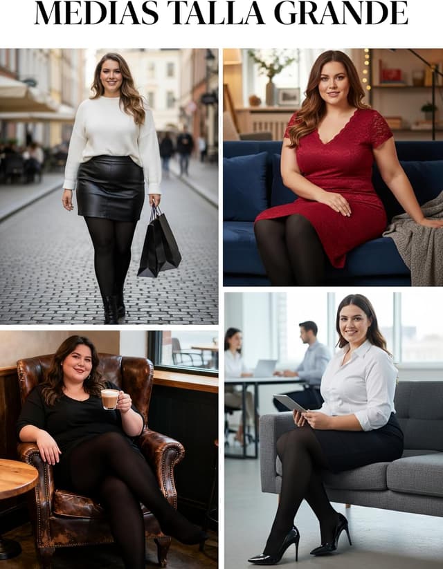 Thumbnail 6 de PUTUO Medias Talla Grande XL-6XL